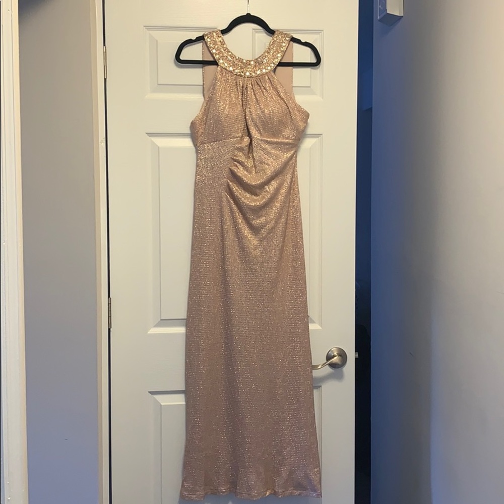 Long Gold Gown